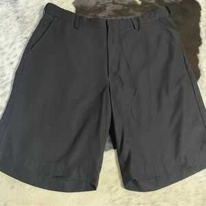 Savane Black Men’s Shorts‎ Size 33 Elastic Sides  EUC